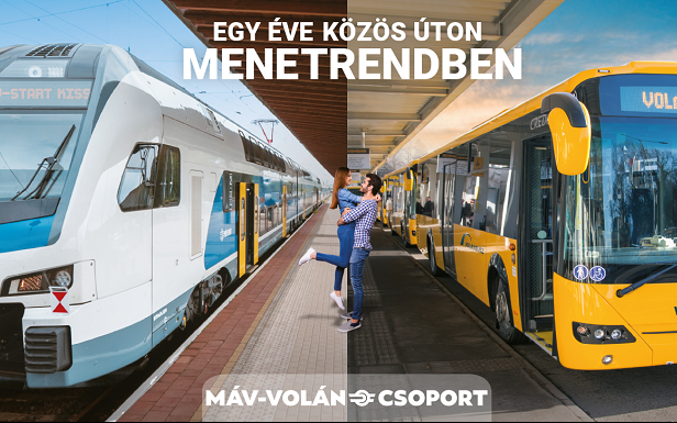 Mintegy 700 millióan utaztak tavaly a MÁV-Volán-csoport járatain